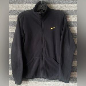 Nike Therma-Fit Women’s Black Full Zip Fleece Jacket Size Large EUC